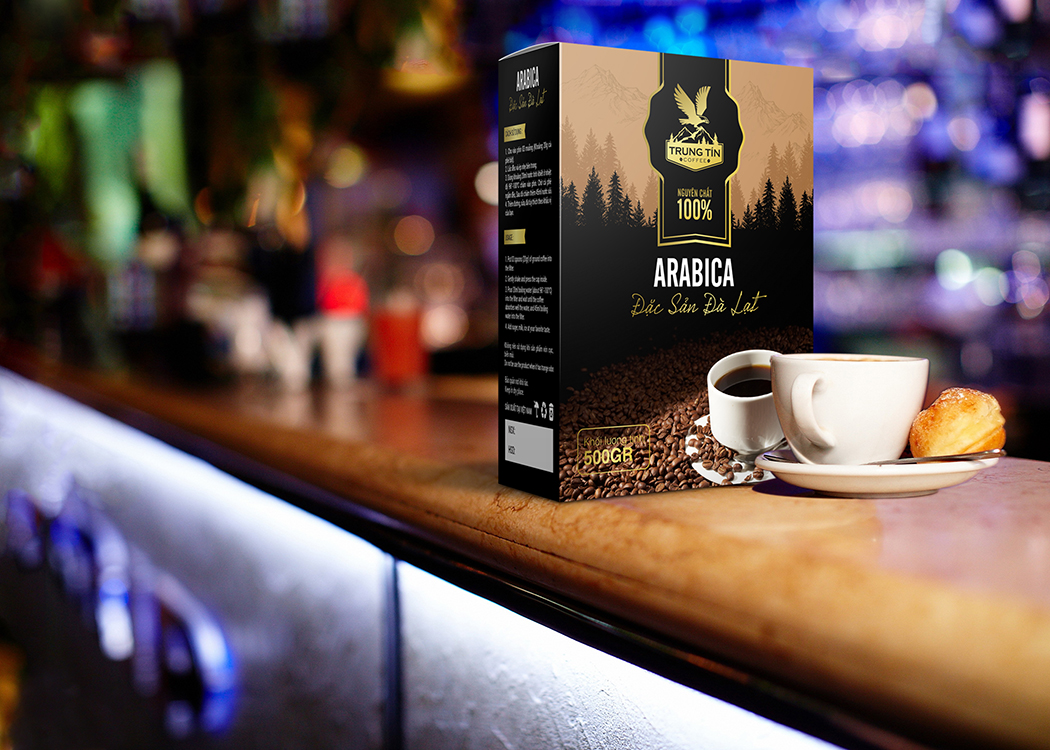 TRUNG TÍN - Dự án sáng tạo mẫu Thiết kế logo và bao bì cà phê Trung Tín